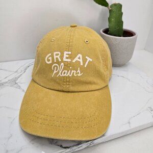 boho golden yellow sporty granola adjustable baseball hat unisex